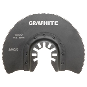 Immagine di LAMA SEMICIRCOLARE PER LEGNO - GRAPHITE 56H002