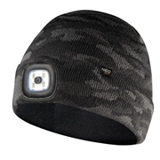 Immagine di CAPPELLINO CON TORCIA LED, DOPPIO STRATO, CAMO URBAN - NEO 81-632