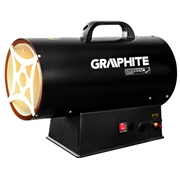 Immagine di RISCALDATORE A GAS 30KW, VERSIONE PER BATTERIA 18V RISCALDATORE - GRAPHITE 58GE101