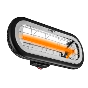 Immagine di RISCALDATORE AD INFRAROSSI 2000W, IP65, LAMPADA AMBRA A BASSA LUMINOSITÀ - NEO 90-032