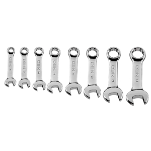 Immagine di CHIAVI COMBINATE CORTE 8-19 MM, SET 8 PEZZI - NEO 09-791